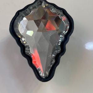 دستگیره کریستالی اشکی رنگ مشکی