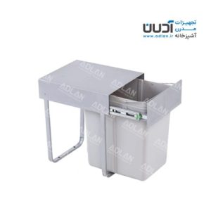 سطل زباله تک مخزنه ریلی متوسط آدلان (23لیتری) – میشا